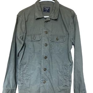 Abercrombie and Fitch green utility jacket